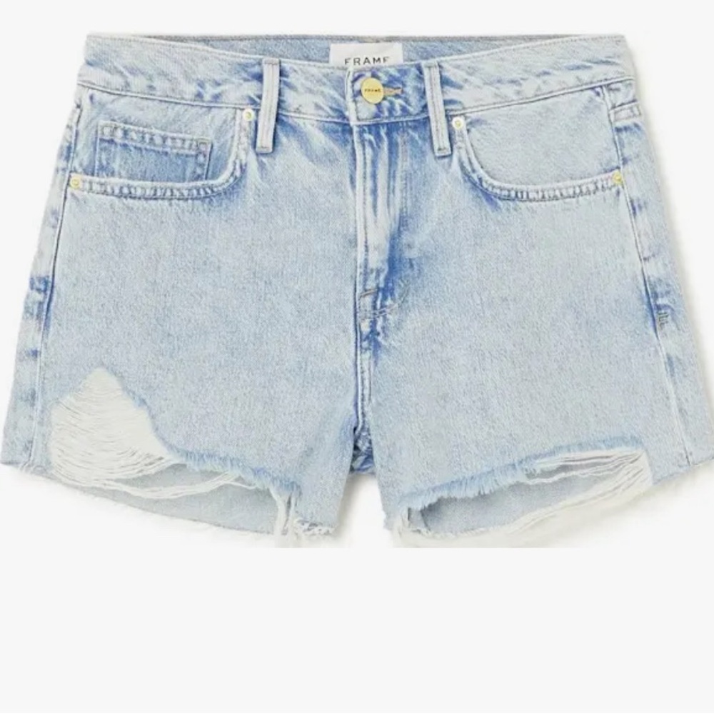 Frame Denim Frame - Le Brigette high-rise denim shorts